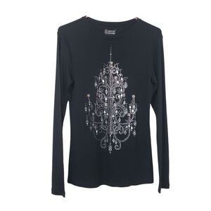 Christine Alexander Embellished Long Sleeve T-Shirt